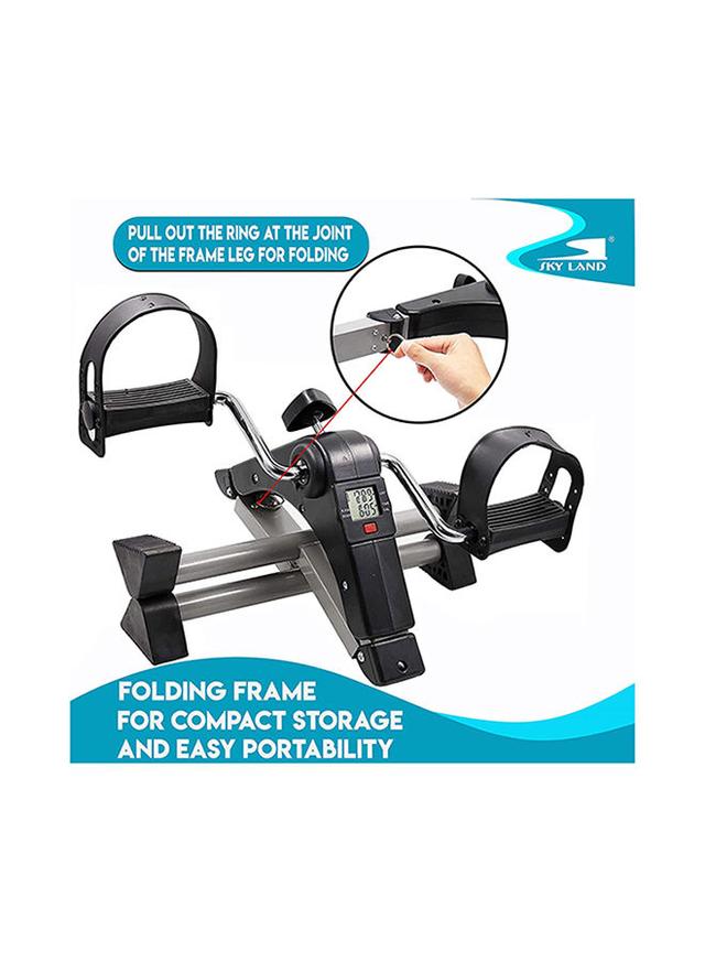 SkyLand Portable Folding Mini Peddler Exercise Bike For Legs & Arms With LCD Screen 52.5 x 36 x 33cm - SW1hZ2U6MjM1NDAx