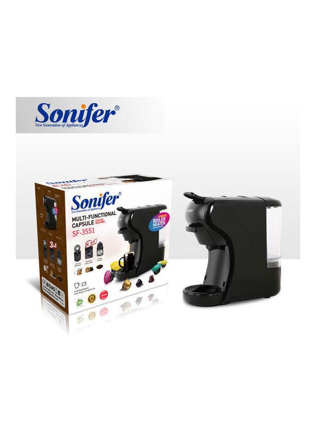 Sonifer 3 In 1 Multi Capsule Machine Coffee Maker Black 27 x 25cm - SW1hZ2U6MjgwMTU2