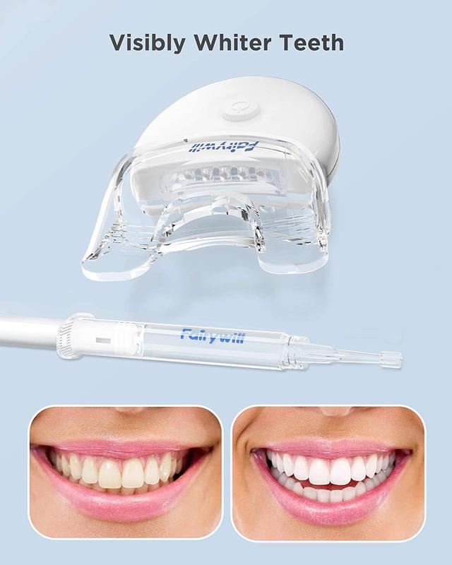 Generic Fairywill Teeth Whitening Kit with Led Light for Sensitive Teeth - SW1hZ2U6MjMxMTQ3