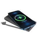 Powerology 8 in 1 Wireless Power Bank Station 10000mAh with Built-In Cable ( Lightning & Type-C ) PD 20W - SW1hZ2U6MzMyNzI1