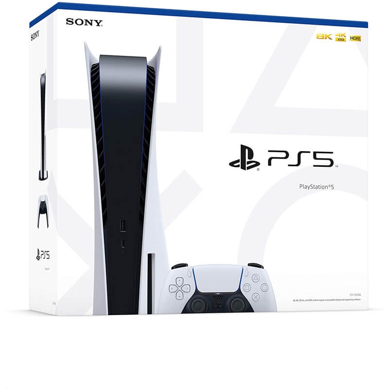 بلايستيشن سوني 5 سي دي مع قبضة تحكم Sony PlayStation 5 Console CD Version with 1 Controller