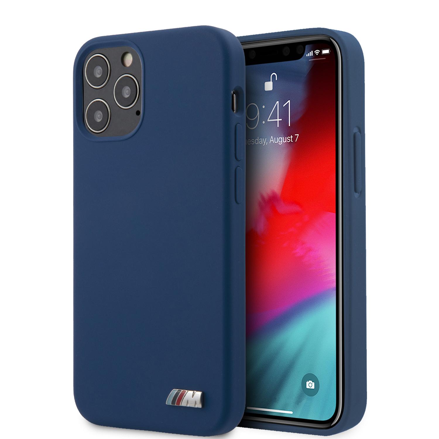 كفر لون أزرق BMW Case for iPhone 12 / 12 Pro (6.1")
