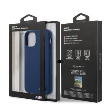 كفر سيليكون لون أزرق BMW Case for iPhone 12 Pro Max (6.7")