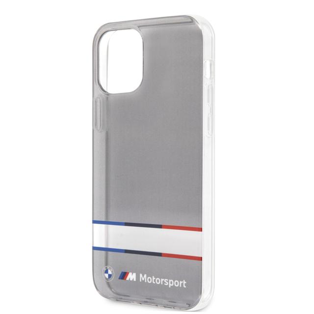 BMW M PC/TPU Double Tricolor Hard Case for iPhone 12 / 12 Pro (6.1") - Transparent - SW1hZ2U6MzE4MzY4