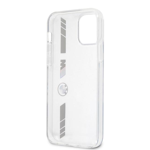 BMW M PC/TPU Silver Stripes Hard Case for iPhone 12 / 12 Pro (6.1") - Transparent - SW1hZ2U6MzE4NDAy