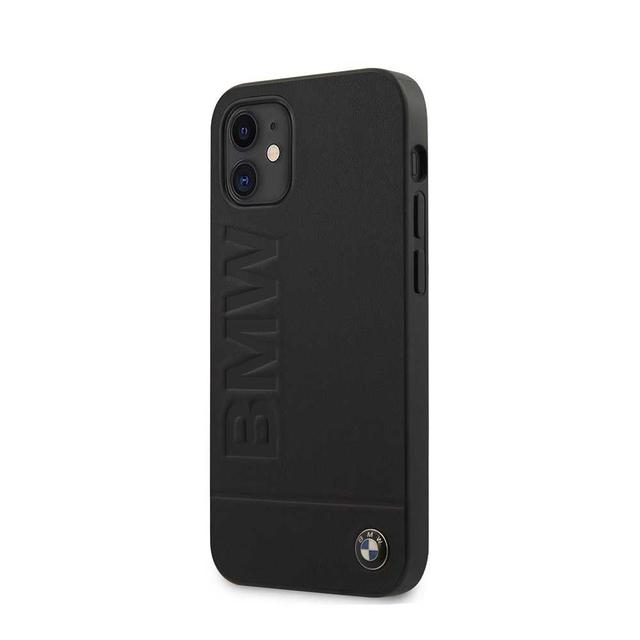 كفر جلد لون أسود BMW Case for iPhone 12 Mini (5.4") - SW1hZ2U6MzE4Mjg2