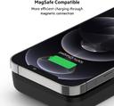 باور بانك 10000 ميللي امبير يدعم الشحن اللاسلكي Belkin Boost Charge Magnetic Portable Wireless Charger 10000mAh  - Black - SW1hZ2U6MzE4MjI4