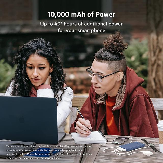 باور بانك بسعة 10000ميللي أمبير Belkin Boost Charge Power Bank - SW1hZ2U6MzE4MjM4