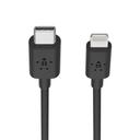 Belkin Boost Charge USB-C Cable with Lightning Connector MFI - Black - SW1hZ2U6MzE3NDMz