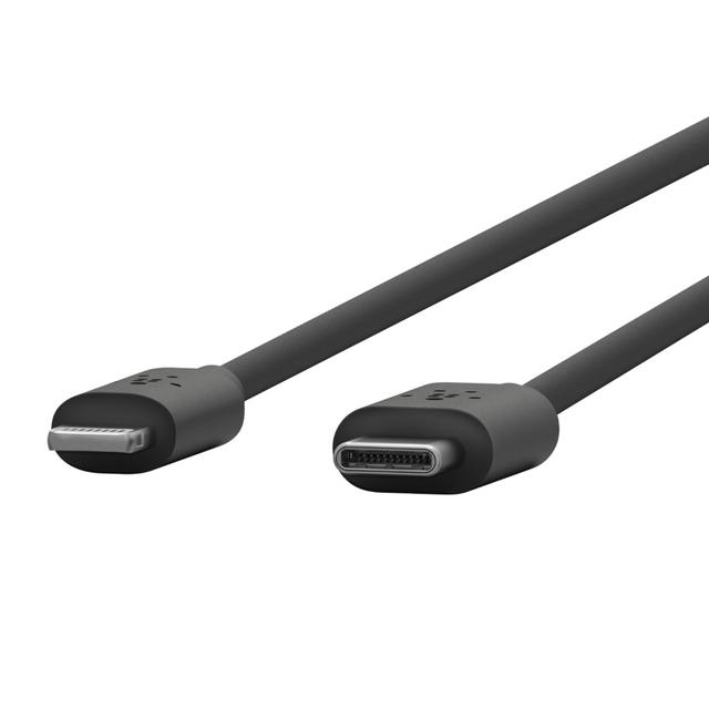 Belkin Boost Charge USB-C Cable with Lightning Connector MFI - Black - SW1hZ2U6MzE3NDM1