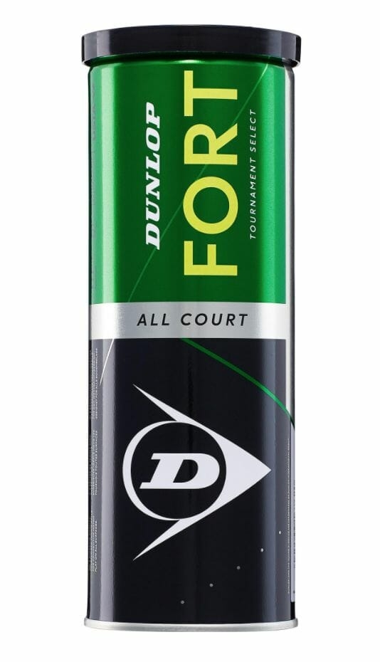 كرة تنس _ 72 قطعة  Dunlop Fort All Court Set Of 3 Piece Tennis Balls 1 Box (24 cans)