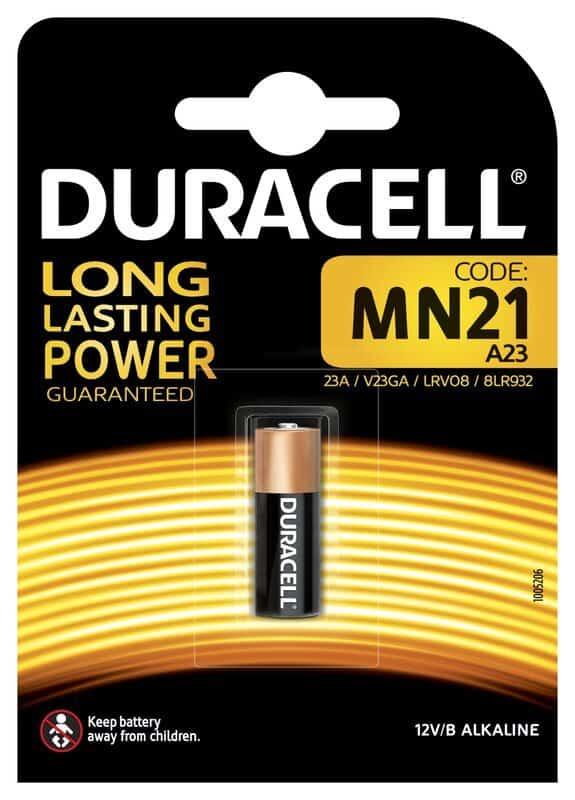بطاريات 12 فولت  Duracell Alkaline MN21 12V Battery 5 Pieces