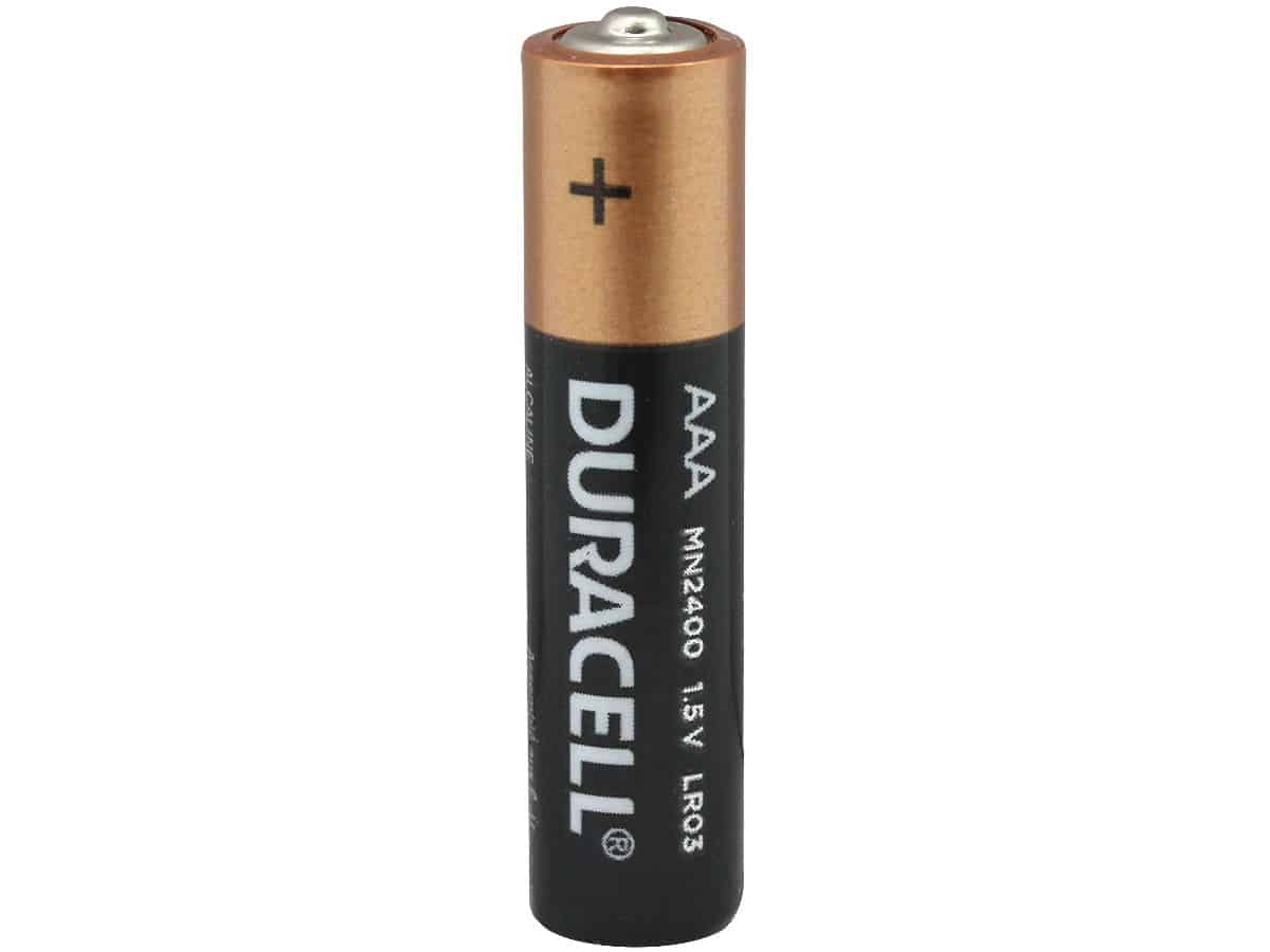 بطاريات 1.5 فولت  Duracell LR03 AAA 1.5V Alkaline Battery, 2 Packet / 4 Pieces