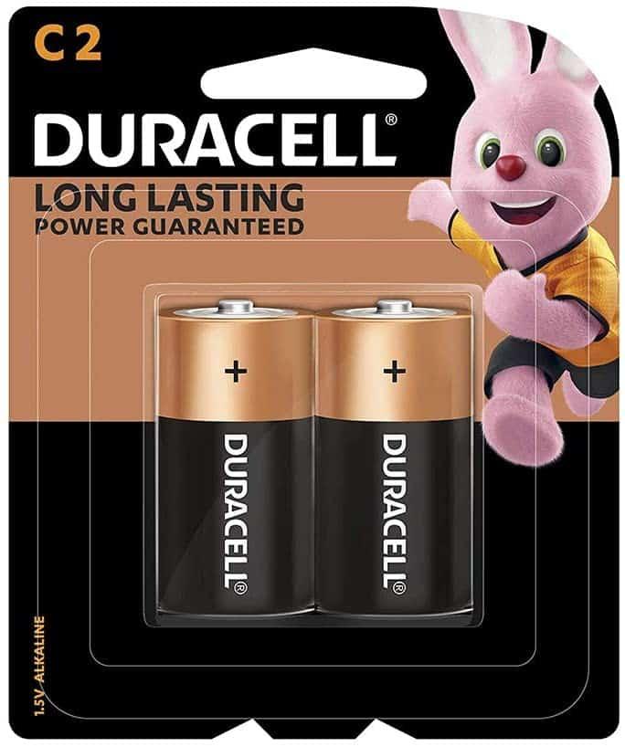 بطاريات 1.5 فولت  Duracell LR14 C-Size 1.5V Alkaline Battery, 2 Packet / 4 Pieces