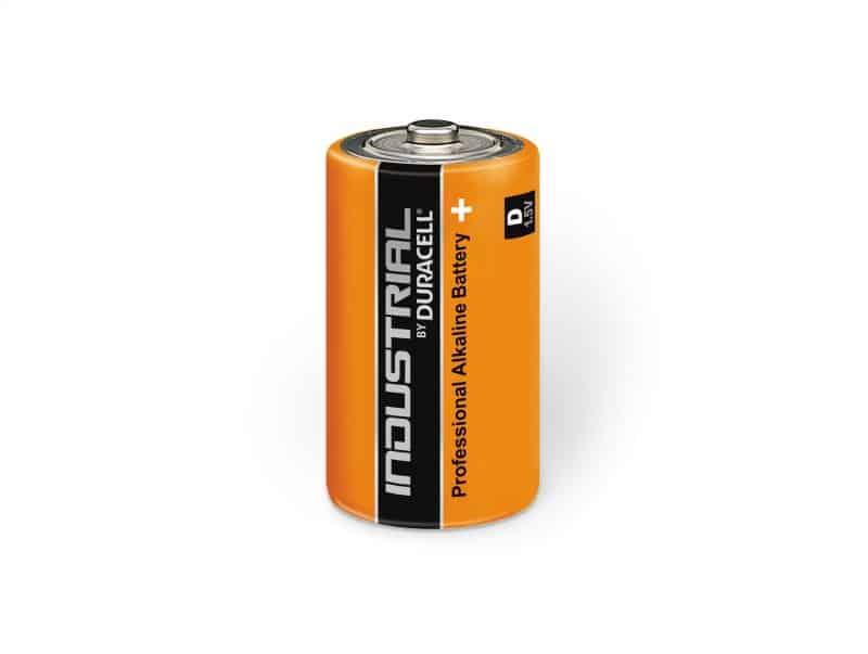 بطاريات 1.5 فولت  Duracell LR20 D-Size Industrial Alkaline Battery 5 Pieces