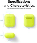 Elago Basic Skinny Case for Apple Airpods - Neon Yellow - SW1hZ2U6MzE3Njcy