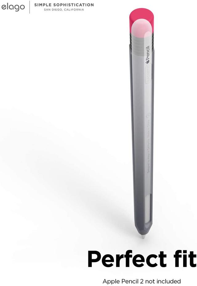كفر لون رمادي لقلم آبل Elago Classic Case for Apple Pencil 2nd Generation - SW1hZ2U6MzE3ODk0