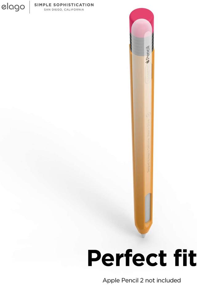 كفر لون أصفر لقلم آبل Elago Classic Case for Apple Pencil 2nd Generation - SW1hZ2U6MzE3ODQw