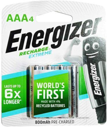 بطارية AAA قابلة للشحن حزمة 4في1 AAA 1.2V Rechargeable Batteries 4 Pieces - Energizer