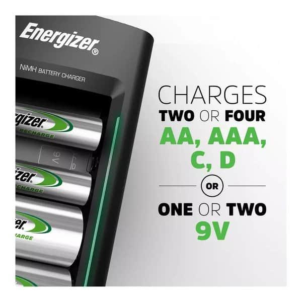 شاحن بطاريات انرجايزر Energizer Rechargeable Battery Universal Charger - SW1hZ2U6MzIxMjAw