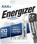 Energizer Ultimate Lithium 1.5V AAA Batteries, 4 Pieces - SW1hZ2U6MzIzMTc0