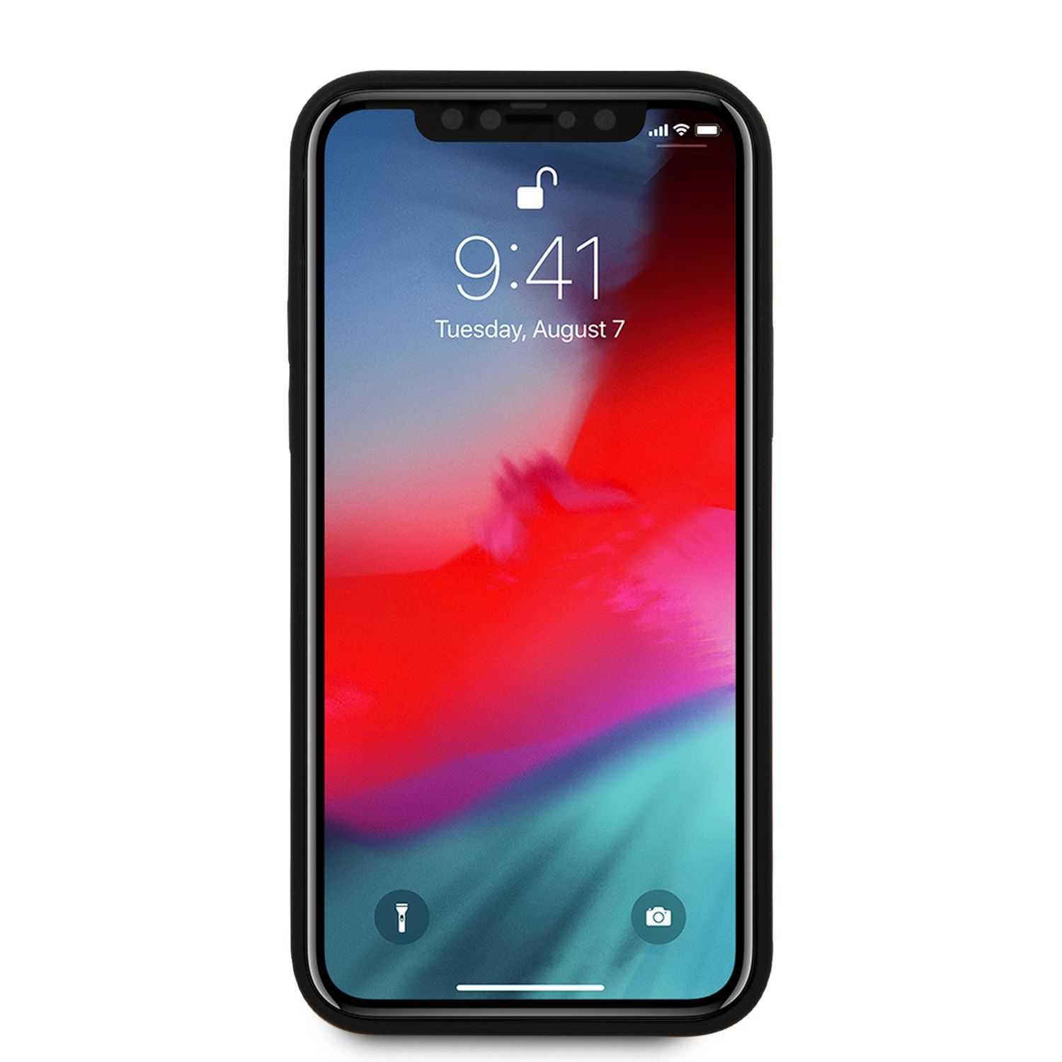 كفر جلد لون بني Ferrari Case for iPhone 12 / 12 Pro (6.1") - cG9zdDozMTcyMzU=