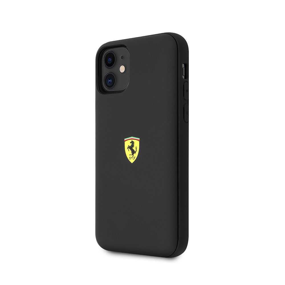 كفر لون أسود مع مكان لحفظ البطاقات Ferrari Case  for iPhone 11 - cG9zdDozMTY4NzU=