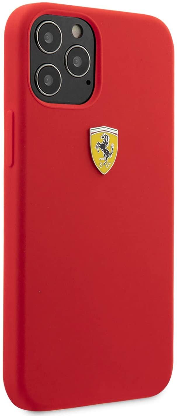 كفر لون أحمر Ferrari Case for iPhone 12 / 12 Pro (6.1") - Red - cG9zdDozMTY3Mzc=
