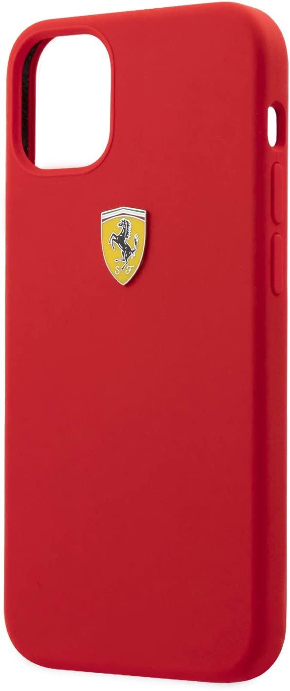 كفر لون أحمر Ferrari Case for iPhone 12 / 12 Pro (6.1") - Red - cG9zdDozMTY3NDE=