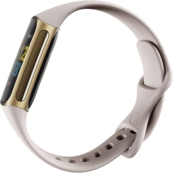 سوار فيت بيت للياقة البدنية ستانلس ستيل مقاومة للماء قياس معدل ضربات القلب Fitbit Heart Rate Tracker Water Resistant Stainless Steel Fitness Wristband