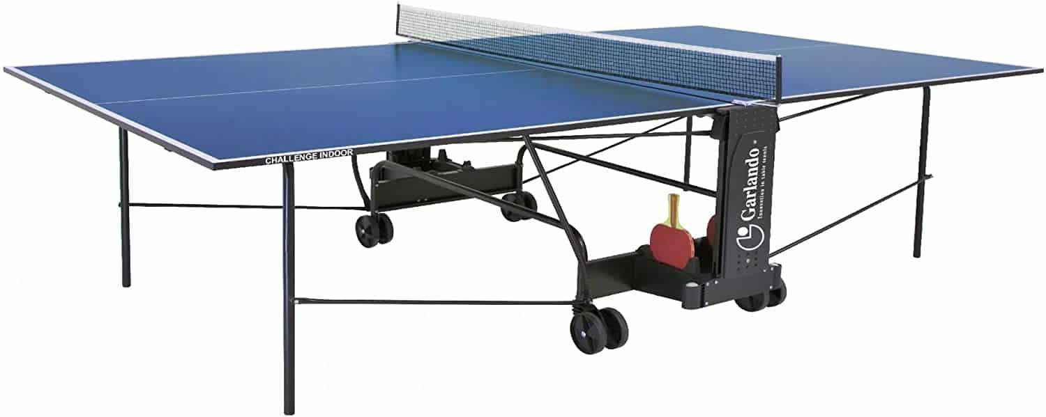 طاولة تنس Challenge Blue Top Indoor Tennis Table - Garlando