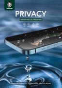 شاشة حماية للخصوصية اسود 3D Silicone Privacy Glass Screen Protector for iPhone 13 / 13 Pro من Green - SW1hZ2U6MzE1Mjc5