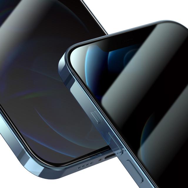شاشة حماية للخصوصية اسود 9H Steve Privacy Full Glass Screen Protector for iPhone 12 / 12 Pro من Green - SW1hZ2U6MzEzODMy