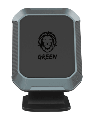 حامل جوال للسيارة مغناطيس 360 درجة أسود جرين ليون Green Lion Green Magnetic Black 360" Car Phone Holder - 4}