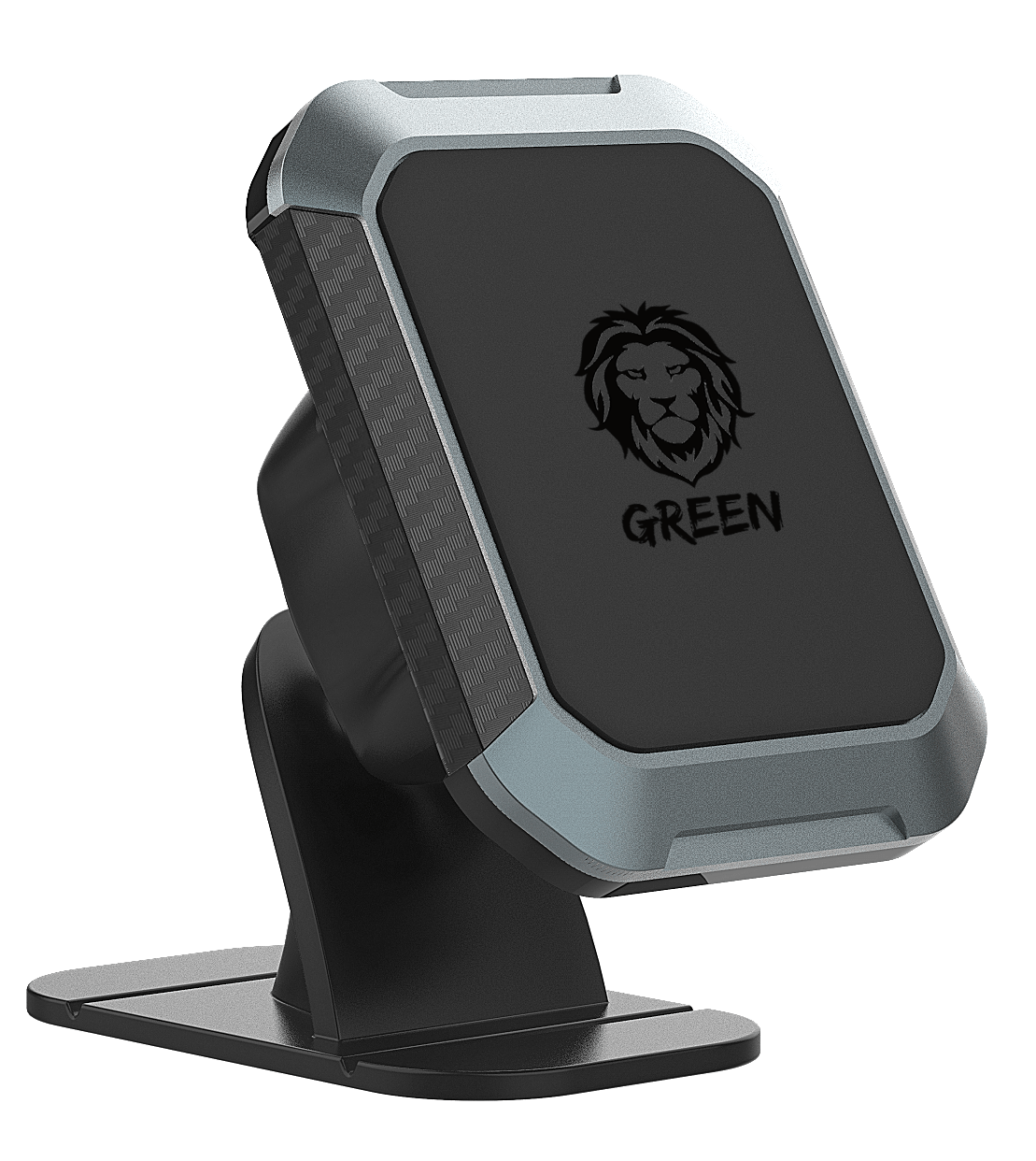 حامل جوال للسيارة مغناطيس 360 درجة أسود جرين ليون Green Lion Green Magnetic Black 360" Car Phone Holder - 5}