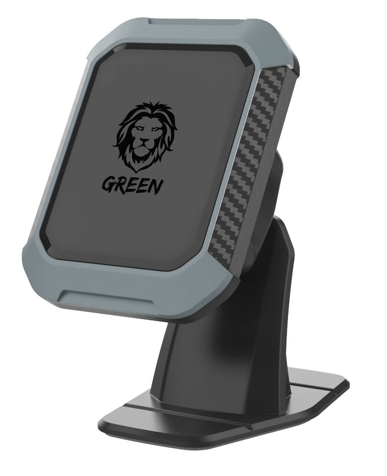حامل جوال للسيارة مغناطيس 360 درجة أسود جرين ليون Green Lion Green Magnetic Black 360" Car Phone Holder - 8}