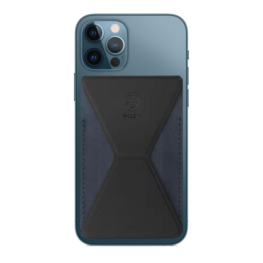 ستاند جوال - أسود Green Premium Leather Phone Stand - cG9zdDozMTQ2NDI=