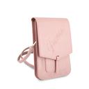 Guess PU Saffiano Script Wallet Bag - Pink - SW1hZ2U6MzExMDUw