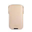 Guess Saffiano Classic Pouch Case with Cord for iPhone 12 / 12 Pro ( 6.1" ) - Gold - SW1hZ2U6MzExMjE4