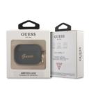Guess Silicone Printed Script Case with Ring for Airpods Pro - Black - SW1hZ2U6MzEyNDc4