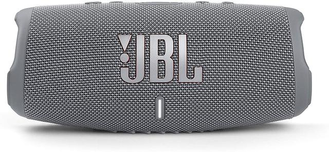 مكبر صوت لاسلكي مقاوم لون رمادي JBL Charge5 Splashproof Portable Bluetooth Speaker - JBL - SW1hZ2U6MzE4MDM0