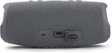 مكبر صوت لاسلكي مقاوم لون رمادي JBL Charge5 Splashproof Portable Bluetooth Speaker - JBL - 6}
