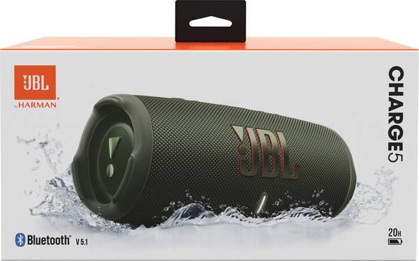 JBL Charge5 Splashproof Portable Bluetooth Speaker - Green - SW1hZ2U6MzE4MDc4
