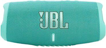 مكبر صوت لاسلكي مقاوم للماء لون فيروزي JBL Charge5 Splashproof Portable Bluetooth Speaker - JBL - 1}