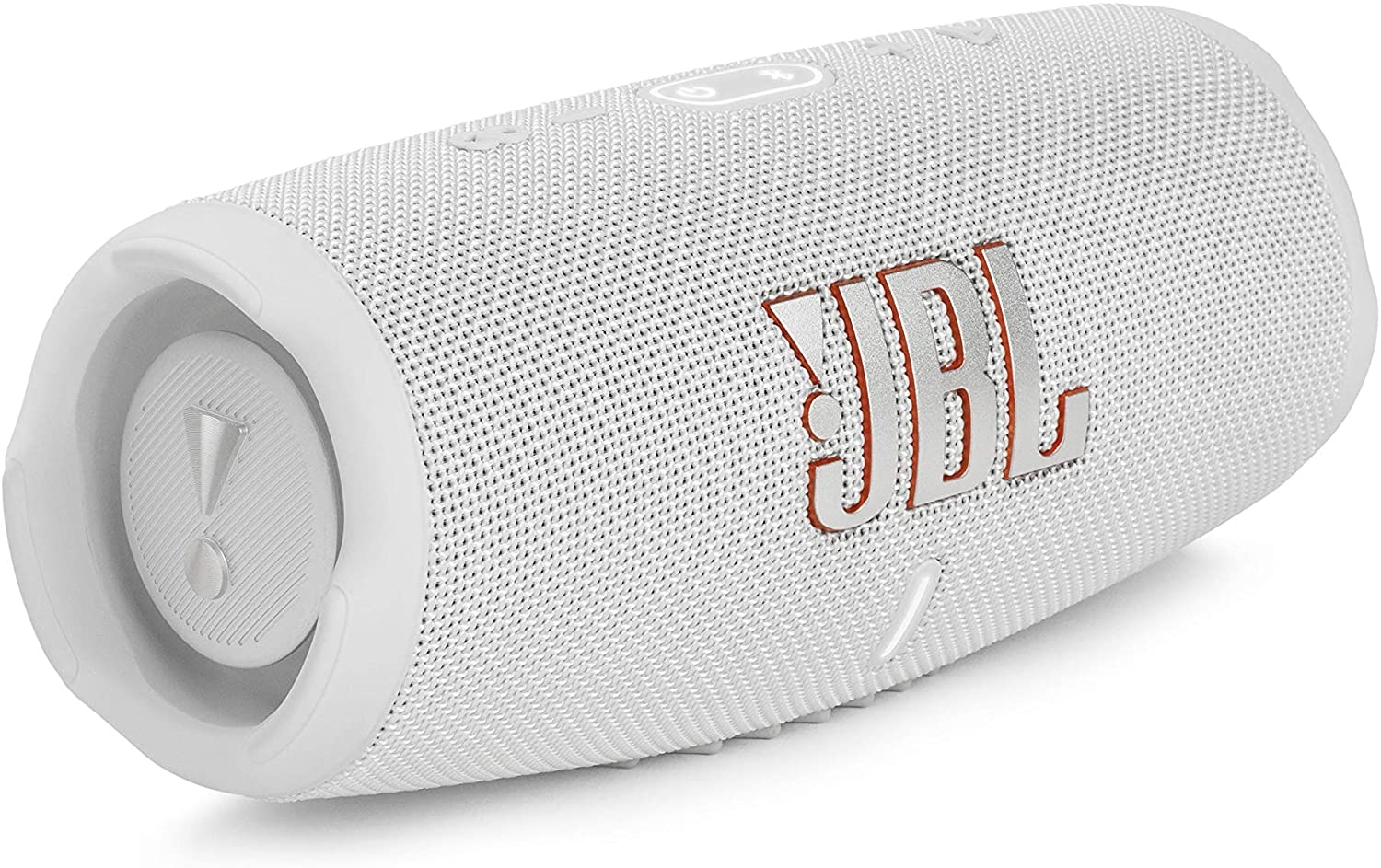 مكبر صوت لاسلكي مقاوم لون أبيض JBL Charge5 Splashproof Portable Bluetooth Speaker - JBL - 2}