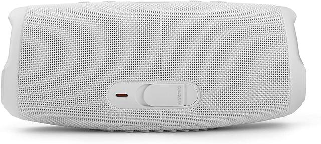 مكبر صوت لاسلكي مقاوم لون أبيض JBL Charge5 Splashproof Portable Bluetooth Speaker - JBL - SW1hZ2U6MzE3OTcw