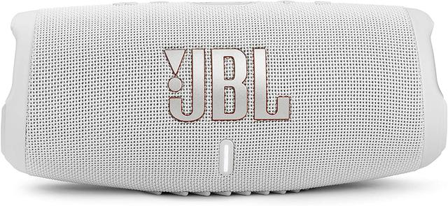 مكبر صوت لاسلكي مقاوم لون أبيض JBL Charge5 Splashproof Portable Bluetooth Speaker - JBL - SW1hZ2U6MzE3OTYy