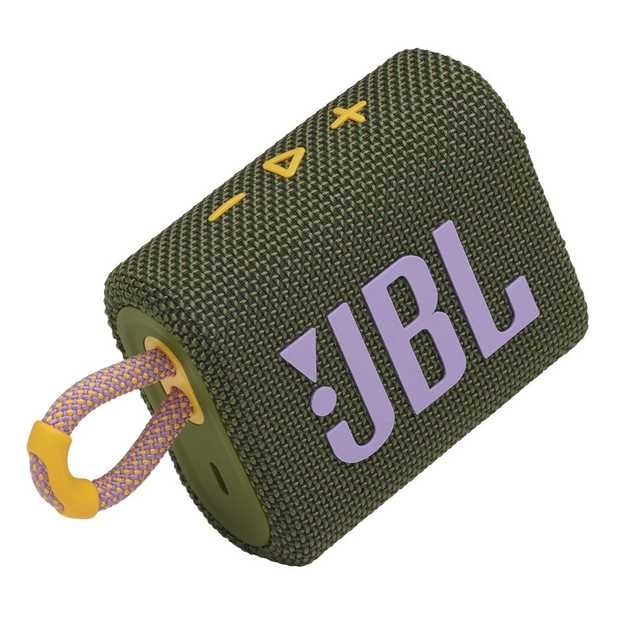 مكبر صوت بلوتوث محمول لون زيتي JBL GO 3 Portable Waterproof Wireless Speaker - JBL - 1}