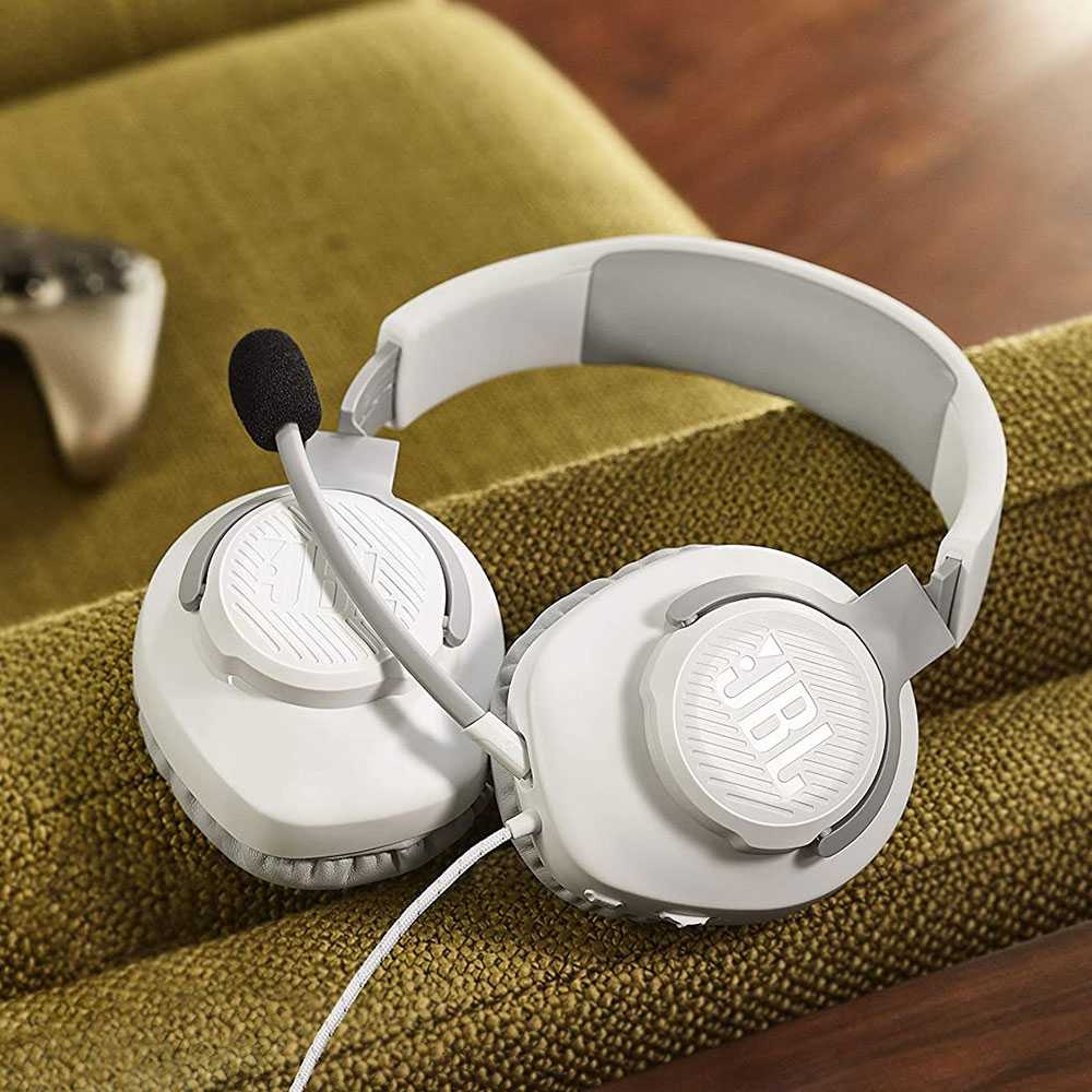 سماعات قيمنق سلكية مع سبيكر JBL Quantum 100 Wired Over-Ear Gaming Headset - JBL