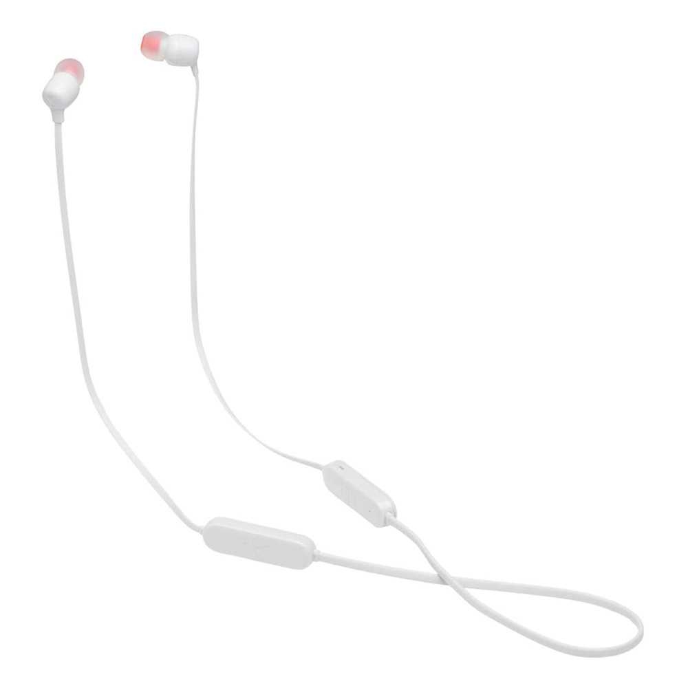 سماعات بلوتوث بلون أبيض JBL T125BT Wireless In-ear Pure Bass Headphones - JBL